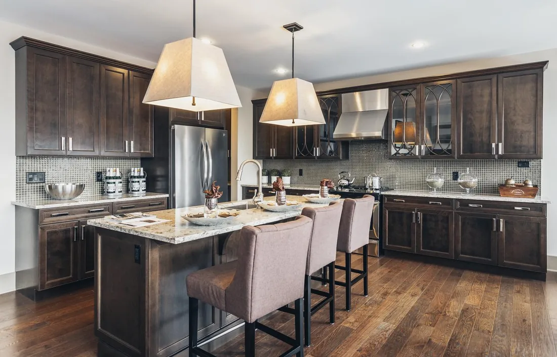 Dark cabinetry kitchen